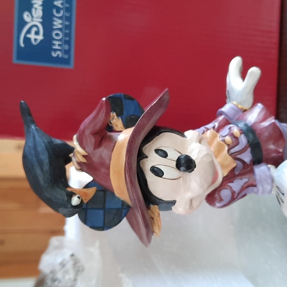 NWT.  Jim Shore Disney Traditions Mickey "Scaredy-Crow" #6010862 - Picture 2 of 7